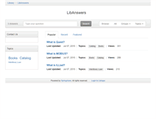 Tablet Screenshot of answers.library.ucmo.edu