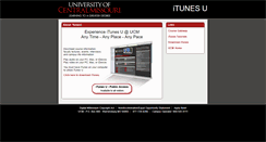 Desktop Screenshot of itunesu.ucmo.edu